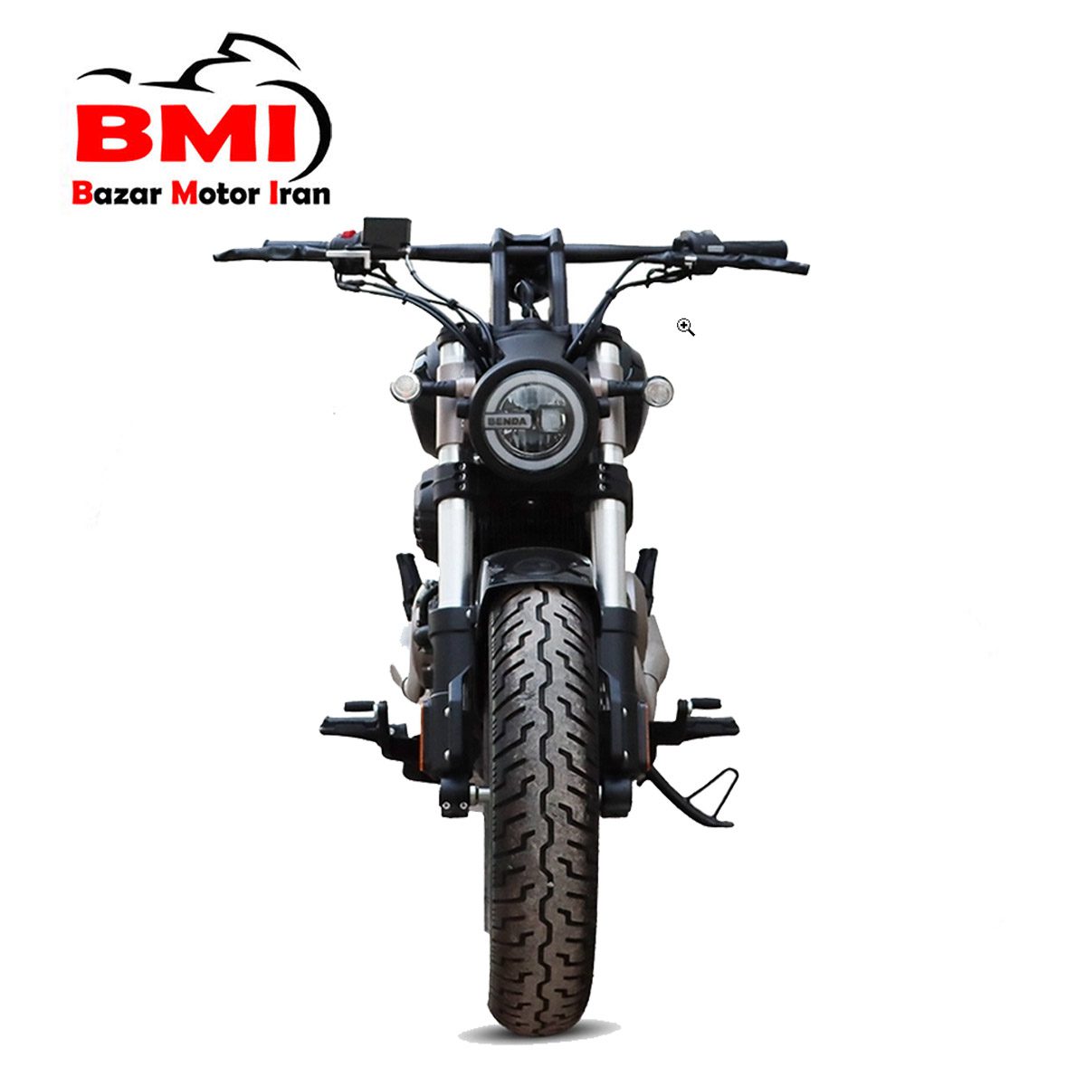 عکس جلوی موتور سیکلت بندا